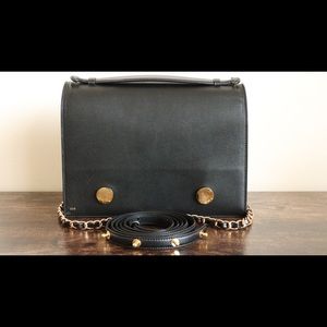 RSVP Paris black maxi clutch